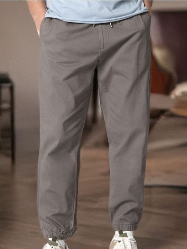 Sinsay Sinsay - Панталон jogger - Светло сиво