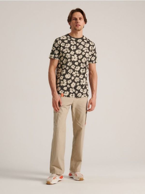 Sinsay Sinsay - Панталон - киселинно жълто