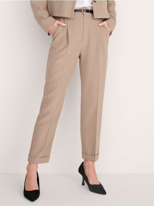 Sinsay Sinsay - Панталон с колан - жито