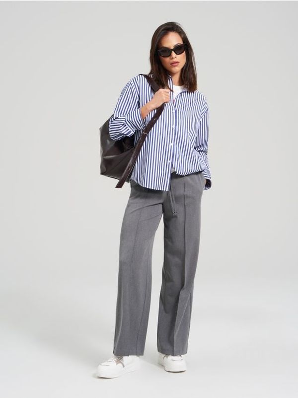 Sinsay Sinsay - Панталон - тъмносиво