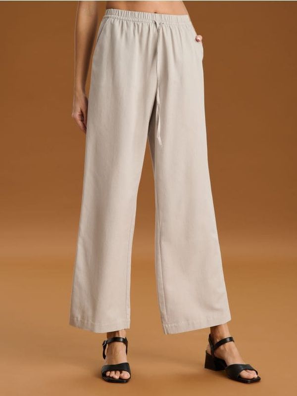 Sinsay Sinsay - Панталони с вискоза - Светло сиво