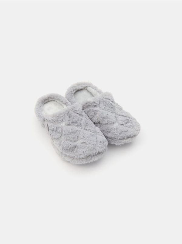 Sinsay Sinsay - Пантофи - Светло сиво