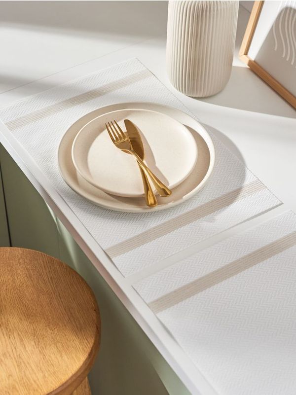 Sinsay Sinsay - Подложки за хранене, 2 броя - бял