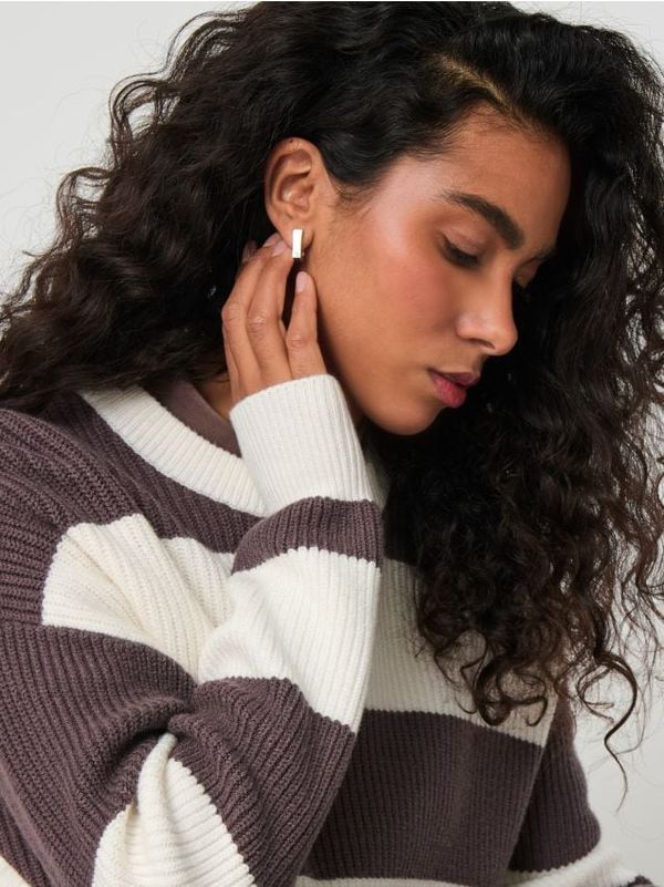 Sinsay Sinsay - Посребрени обеци - сревърно