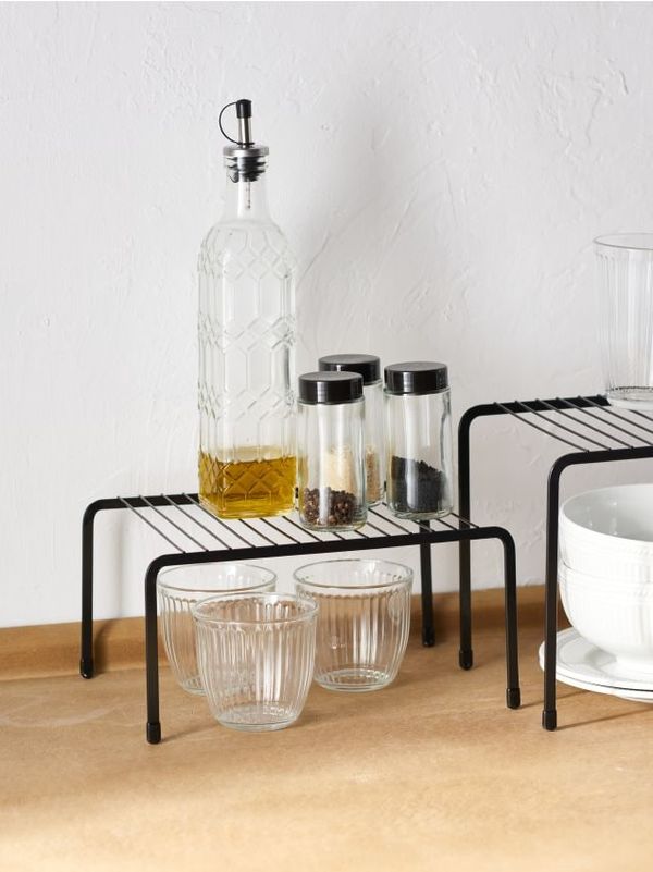 Sinsay Sinsay - Рафт за кухненски шкаф - черeн