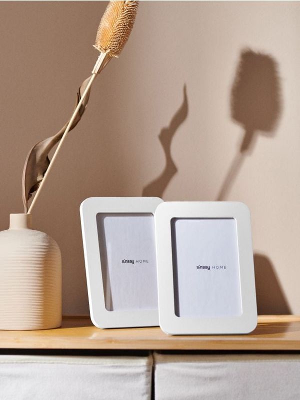 Sinsay Sinsay - Рамка за снимка 2 pack - бял