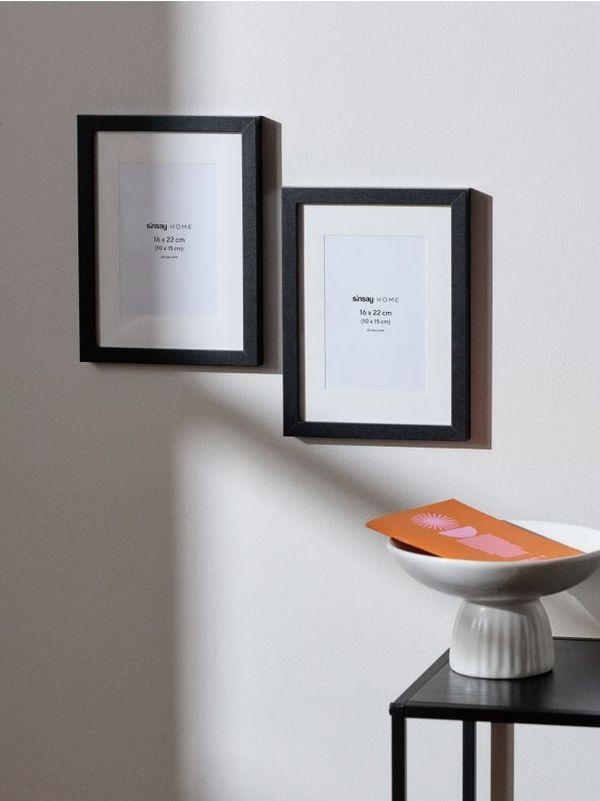 Sinsay Sinsay - Рамка за снимка 2 pack - черeн