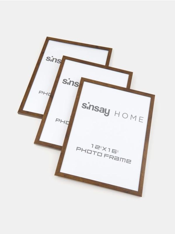 Sinsay Sinsay - Рамка за снимка 3 pack - кaфяв