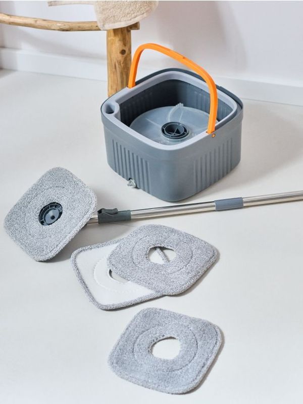 Sinsay Sinsay - Резервна глава за моп - средно сиво