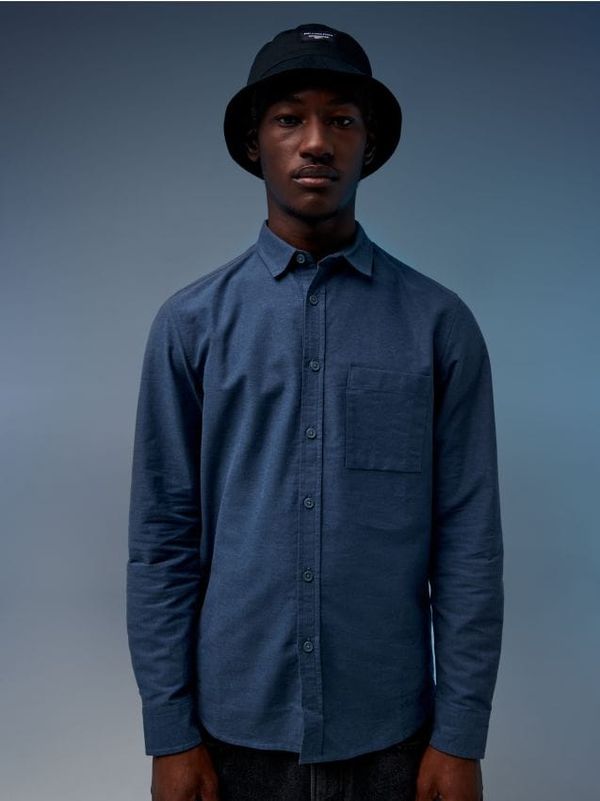 Sinsay Sinsay - Риза regular fit - средно сиво