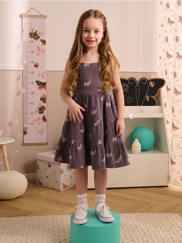 Sinsay Sinsay - Рокля с набор - тъмнокафяво