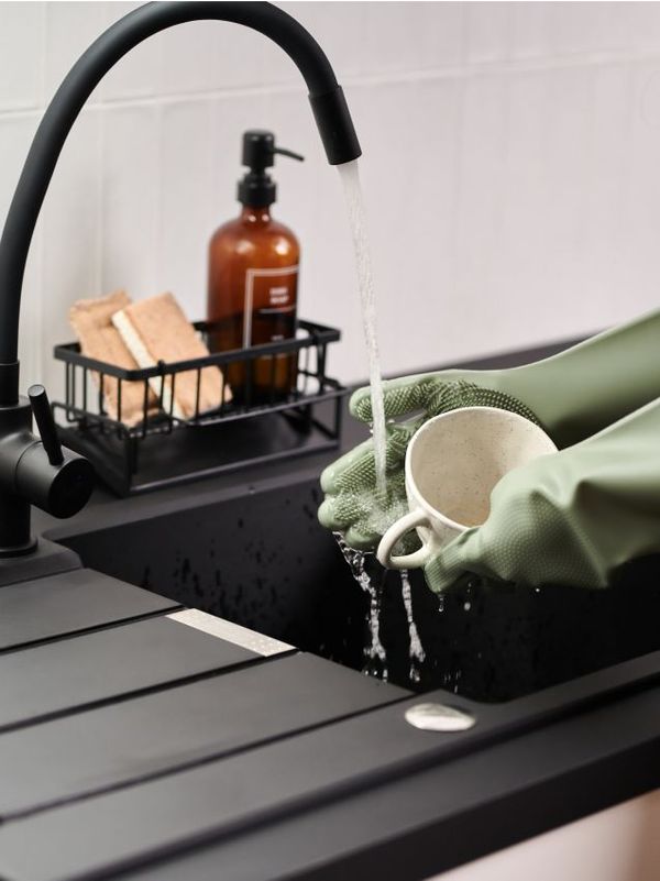 Sinsay Sinsay - Ръкавици без пръсти за баня, 2 броя - зeлeн