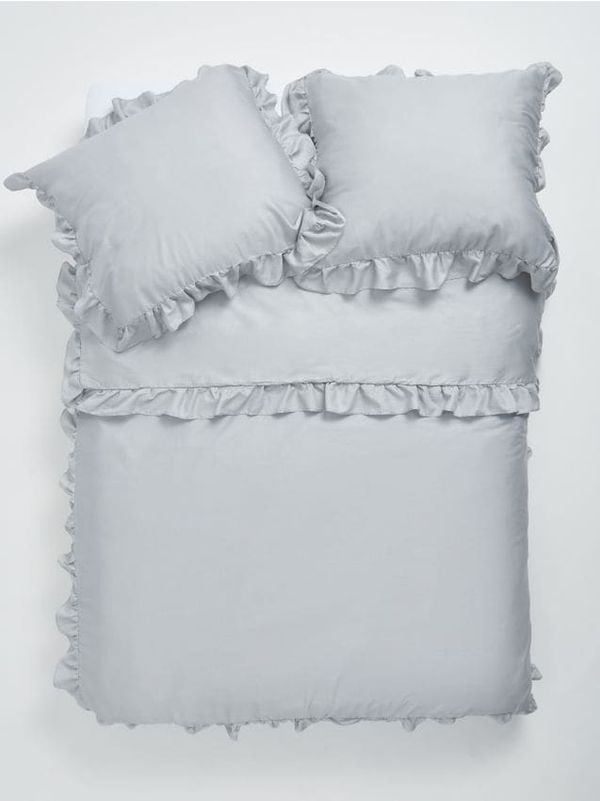 Sinsay Sinsay - Сатенено спално бельо - Светло сиво