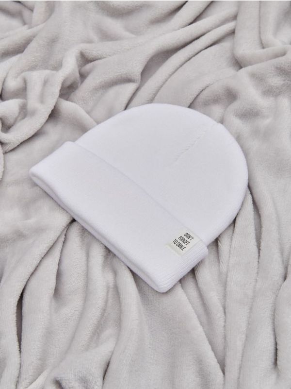 Sinsay Sinsay - Шапка beanie - кремав