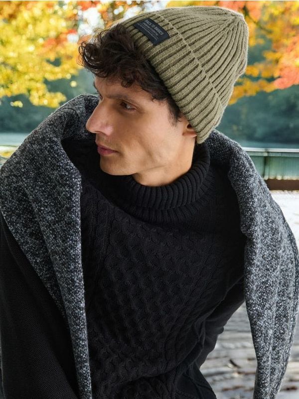 Sinsay Sinsay - Шапка beanie - пепелнозелено