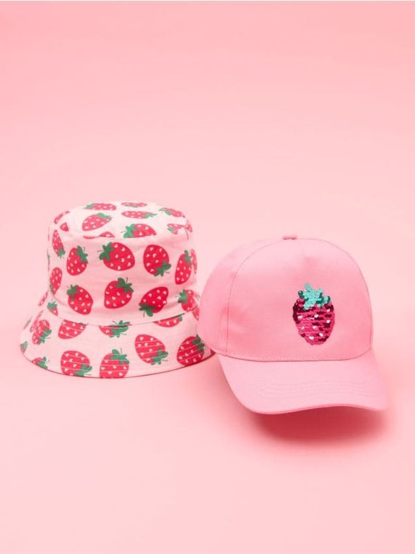 Sinsay Sinsay - Шапка бийни, 2 броя - розов