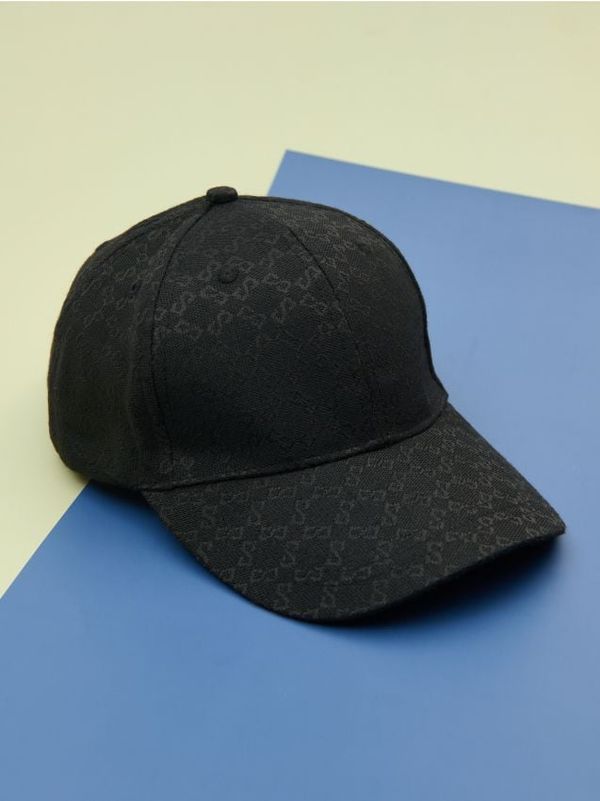 Sinsay Sinsay - Шапка с козирка - черeн