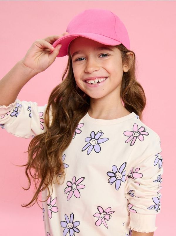 Sinsay Sinsay - Шапка с козирка - яркорозово