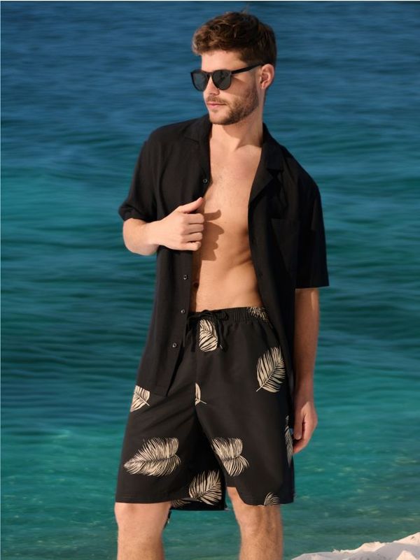 Sinsay Sinsay - Шорти за плуване - тъмносиво