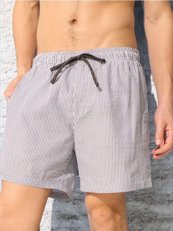 Sinsay Sinsay - Шорти за плуване - тъмносиво