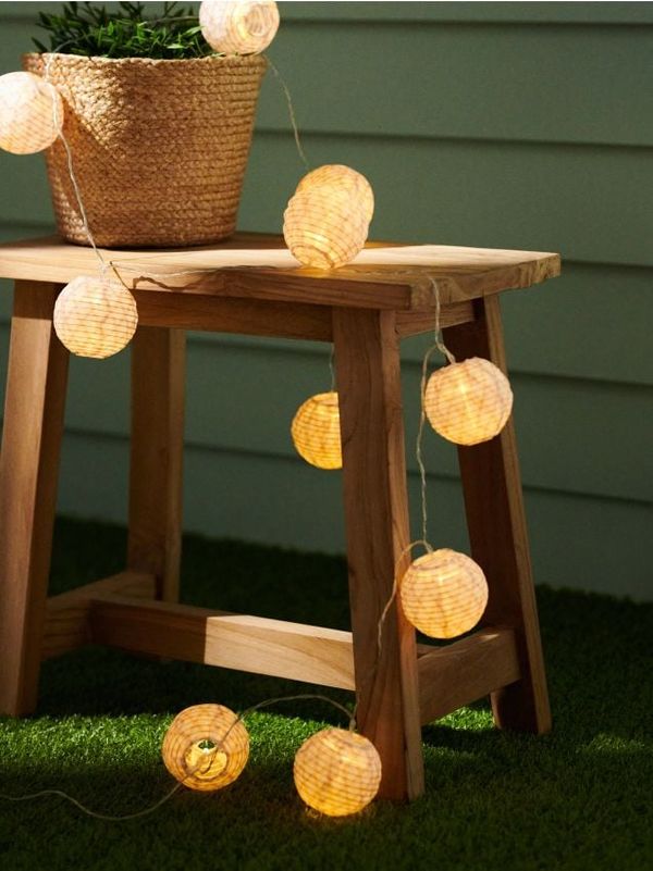 Sinsay Sinsay - Слънчева LED лампа - пастелнорозово