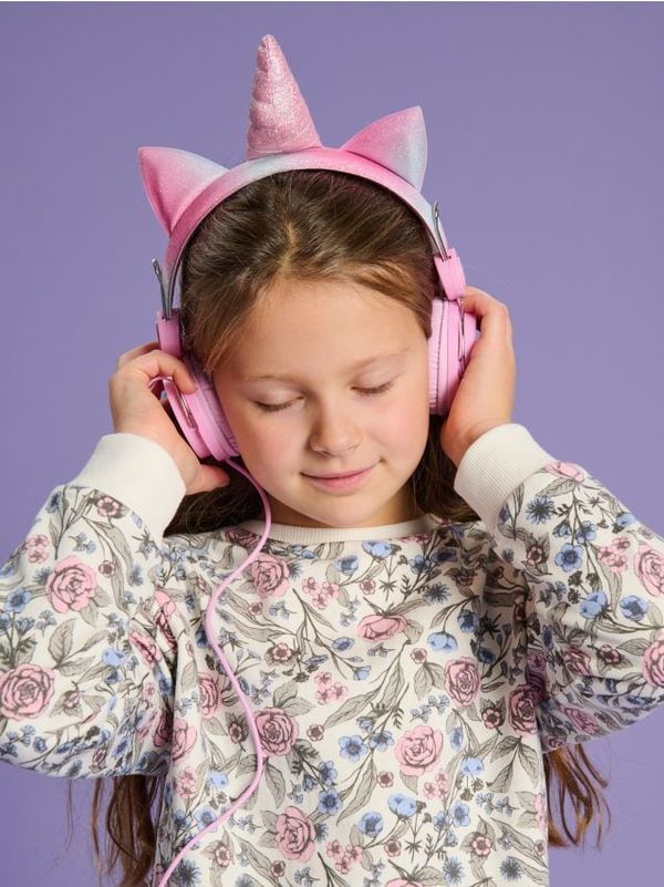 Sinsay Sinsay - Слушалки тип on-ear - розов