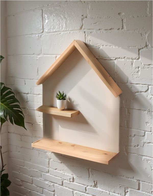 Sinsay Sinsay - Стенен рафт - бежово