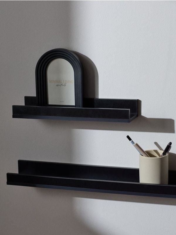 Sinsay Sinsay - Стенен рафт - черeн