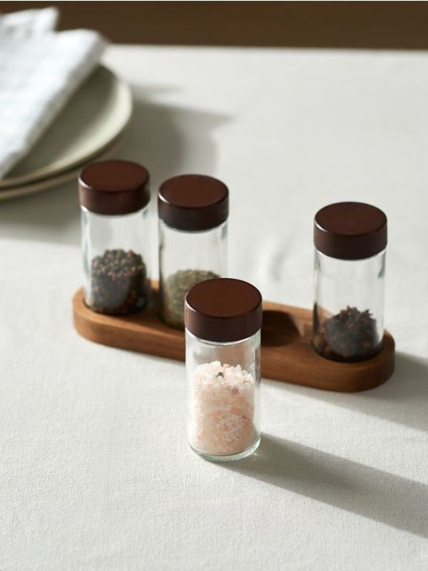 Sinsay Sinsay - Съдове за съхранение, 4 броя - бял