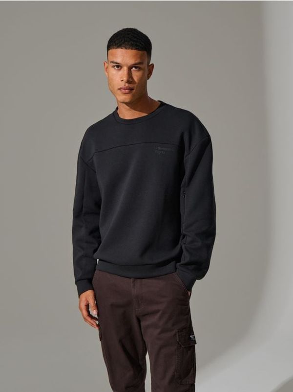 Sinsay Sinsay - Суитшърт - черeн