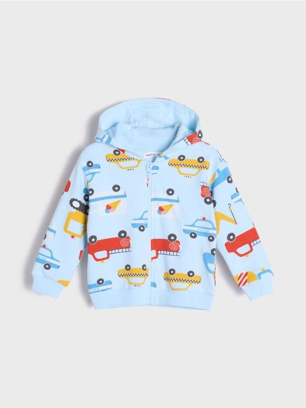 Sinsay Sinsay - Суитшърт с качулка - бледосиньо