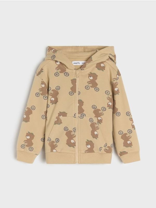 Sinsay Sinsay - Суитшърт с качулка - телесен цвят