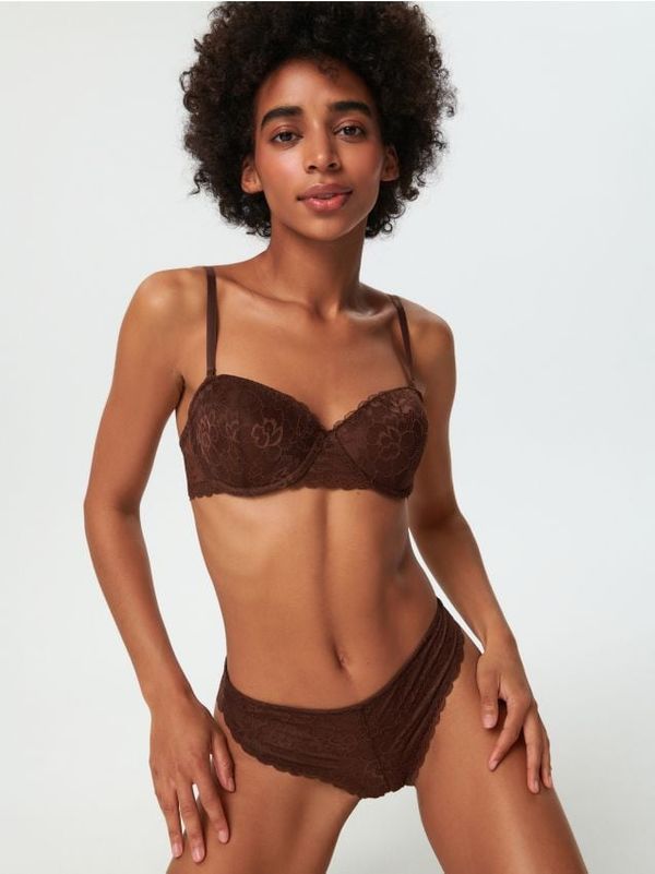 Sinsay Sinsay - Сутиен балконет - кaфяв