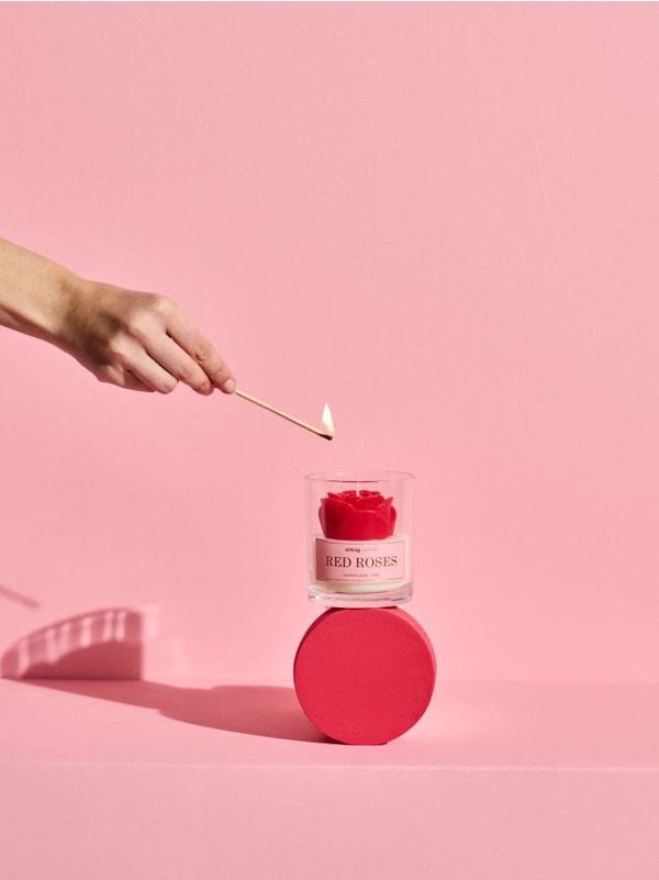 Sinsay Sinsay - Свещ - пастелнорозово