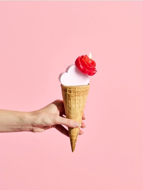 Sinsay Sinsay - Свещи, 3 броя - червeн