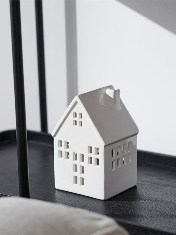 Sinsay Sinsay - Свещник във формата на къща - бял