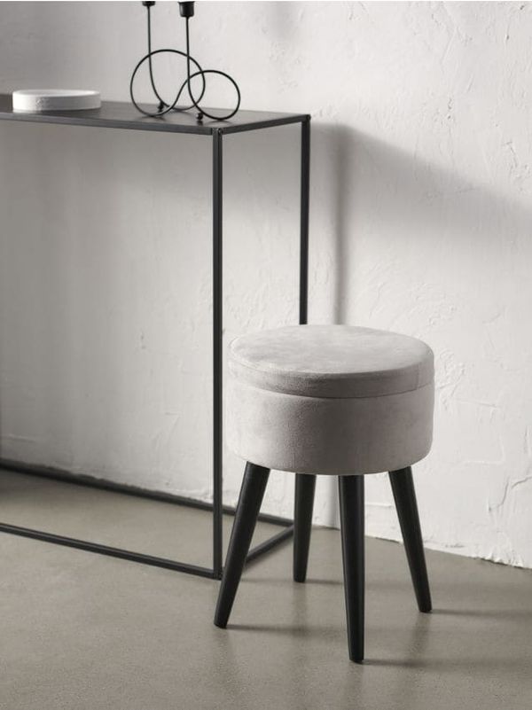 Sinsay Sinsay - Табуретка отоманка - Светло сиво