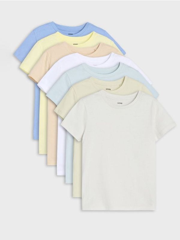Sinsay Sinsay - Тениска 7 pack - многоцветен