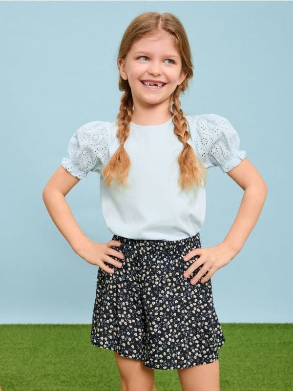 Sinsay Sinsay - Тениска - бледосиньо