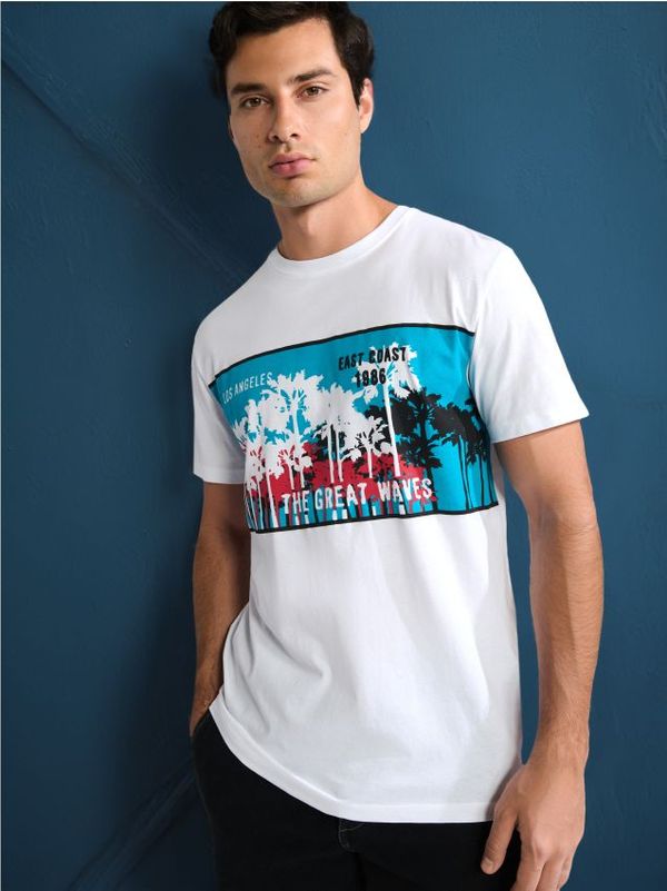 Sinsay Sinsay - Тениска - бял