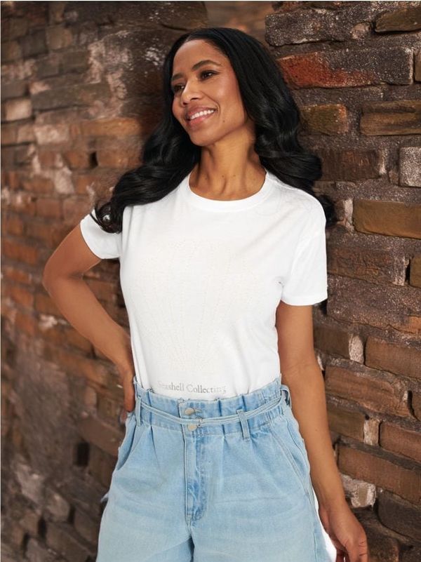 Sinsay Sinsay - Тениска - бял