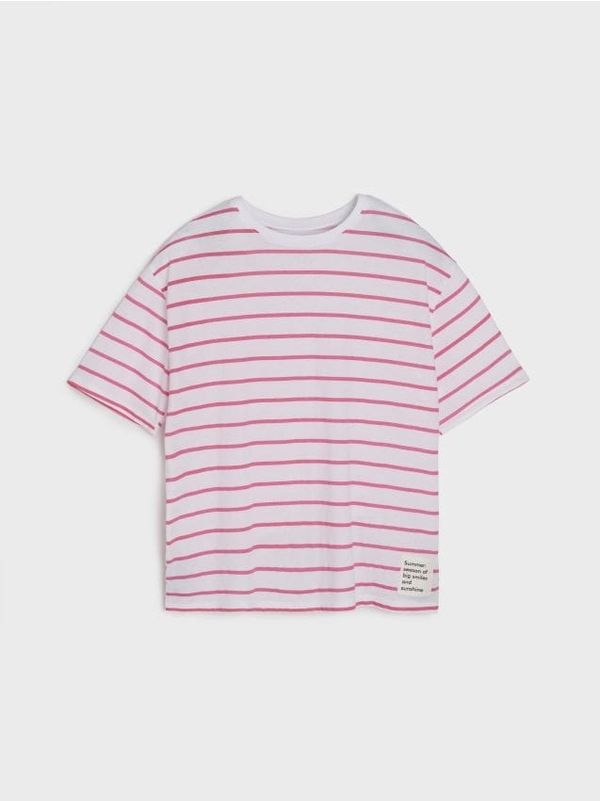 Sinsay Sinsay - Тениска - бял