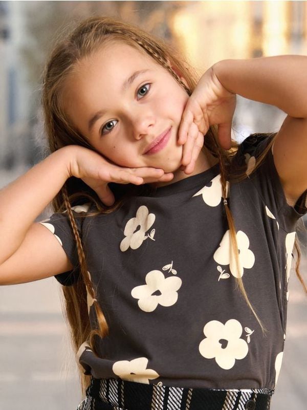 Sinsay Sinsay - Тениска - черeн