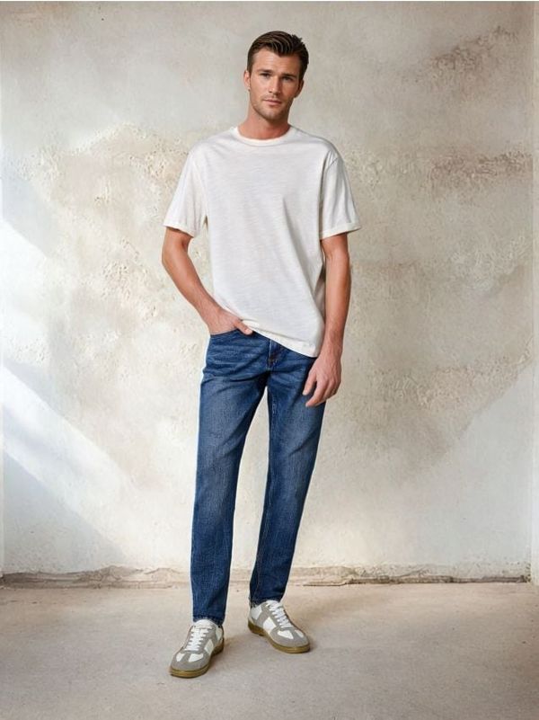 Sinsay Sinsay - Тениска - кремав