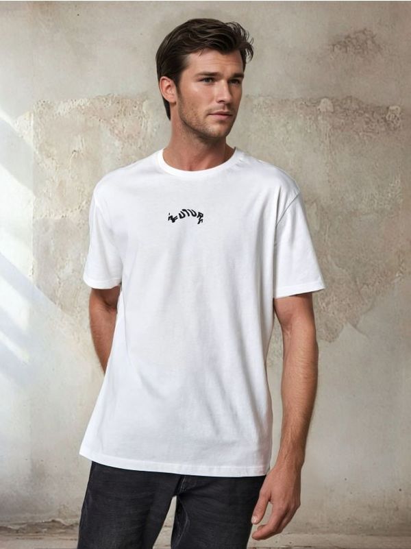 Sinsay Sinsay - Тениска - кремав