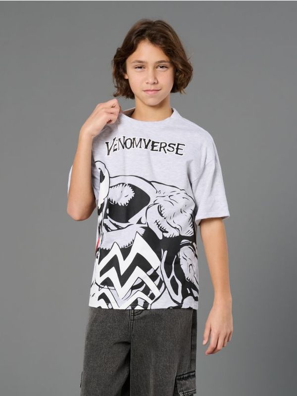 Sinsay Sinsay - Тениска Marvel - тъмносиво