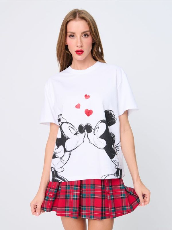 Sinsay Sinsay - Тениска Mickey Mouse - бял