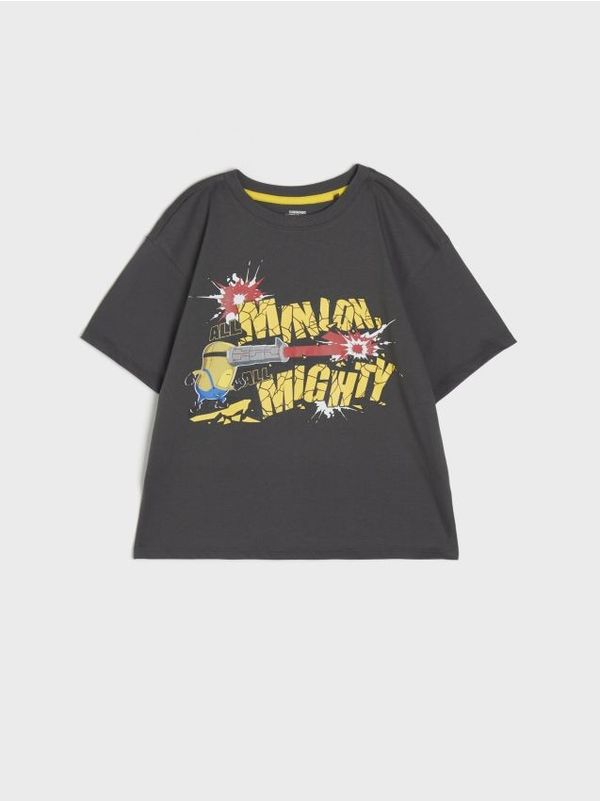 Sinsay Sinsay - Тениска Minions - тъмносиво