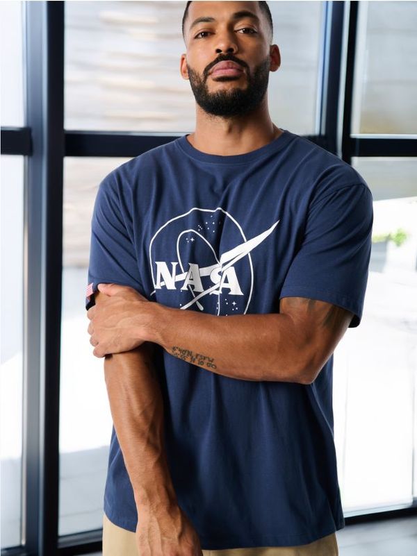 Sinsay Sinsay - Тениска NASA - cин