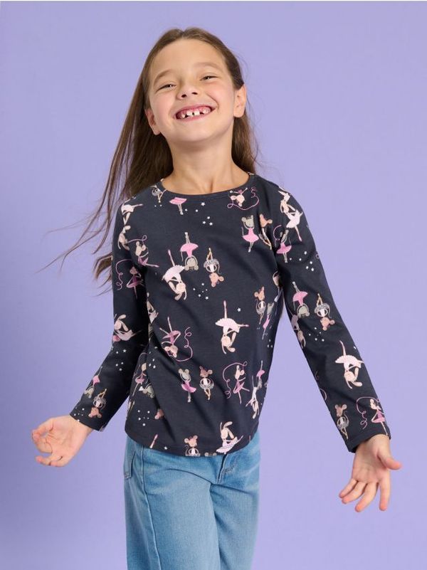 Sinsay Sinsay - Тениска с дълъг ръкав - антрацит